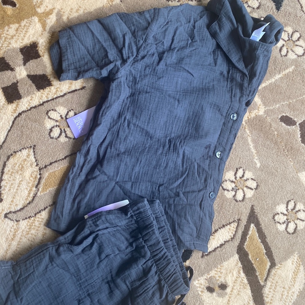 stars above linen matching set Size Medium